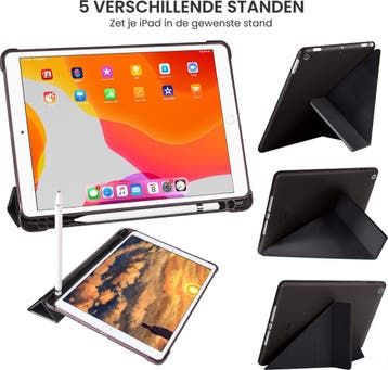 Tablet Hoes geschikt voor iPad Hoes 2021 - 9e generatie -, Computers en Software, Apple iPads, Ophalen of Verzenden, Zo goed als nieuw