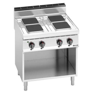 GGM Gastro | Elektrisch fornuis - 700 - 800x714mm - 10,4 kW, Verzenden, Nieuw, Inbouw