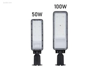 (4x) 100W 3000K LED Straatverlichting met Lens..., Nieuw