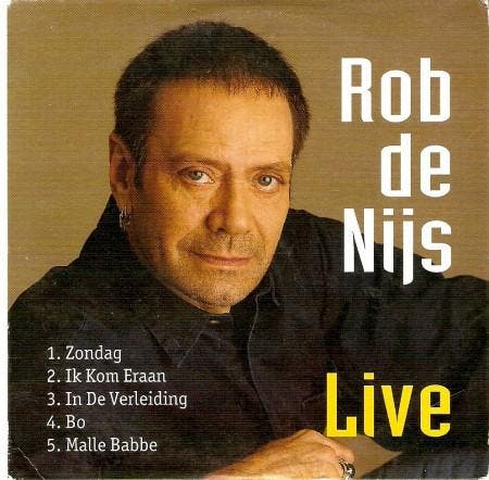 cd single card - Rob de Nijs - Live, Cd's en Dvd's, Cd Singles, Zo goed als nieuw, Nederlandstalig, Verzenden