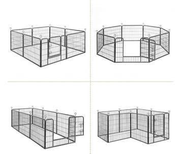 Hoppa PPK86G 160x160x60 Hondenhekje Puppyren van 99 nu49 NEW, Ophalen of Verzenden, Nieuw