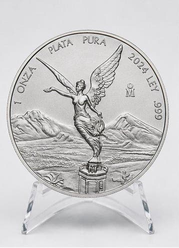 Mexico. 1 Onza 2024 Libertad – 1 oz Silver Coin – .999 Fine