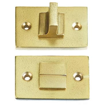 Toiletgarnituur Jolie rechthoekig 55x33 mm antiek goud, Verzenden, Nieuw