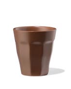 HEMA Koffiekopje 250ml Mirabeau aardewerk donkerbruin, Verzenden, Nieuw
