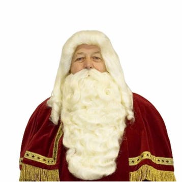 Luxe Sinterklaas baardset - Sinterklaas accessoires, Verzenden, Nieuw