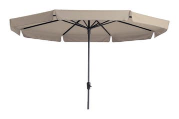 Madison stokparasol Syros luxe ecru 350 cm., Verzenden, Nieuw, Stokparasol