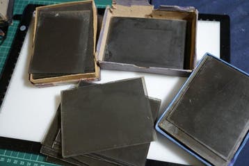 Lumiere 1907-1920 - Lote de 51 placas de vidrio fotográficas, Nieuw
