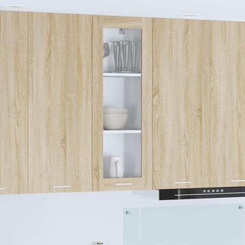 vidaXL Hangkast met opslag Sonoma Eiken 40 x 31 x 100 cm, Verzenden, Nieuw, Bruin