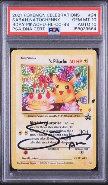 Pokémon - 1 Graded card - PSA 10 GEM MINT Auto 10 Sarah, Nieuw