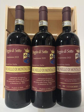 2019 , 2020, 2021 Poggio di Sotto - Brunello di Montalcino, Nieuw