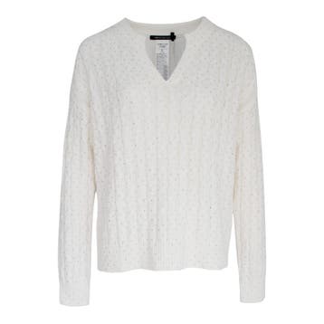 Pennyblack • witte trui met strass steentjes • M, Maat 38/40 (M), Verzenden, Wit, Nieuw
