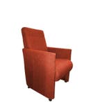 Eetkamerstoel Rob - eetkamerstoelen - Oranje, Nieuw, Stof
