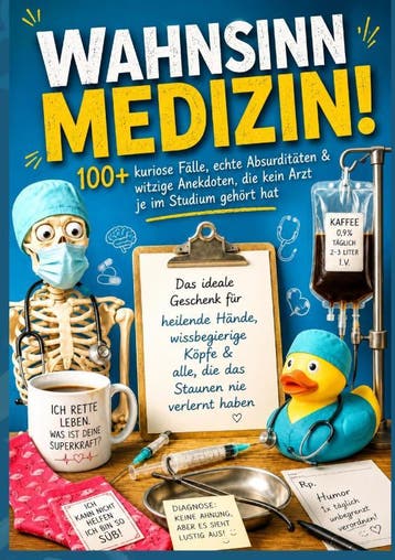 Wahnsinn Medizin! 100+ Kuriose Fälle, Echte Absurditäten & W, Ophalen of Verzenden, Nieuw, Ani Lichtner