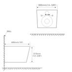 Geberit UP100 Toiletset Randloos Mudo Set62 met Delta, Ophalen of Verzenden, Nieuw