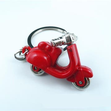 Sleutelhanger Scooter Rood (Sleutelhangers, Accessoires), Verzenden, Nieuw