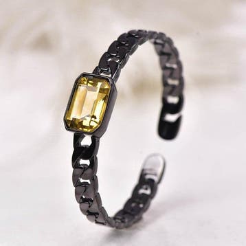 Zonder minimumprijs - Armband Zilver - Citrien -, Nieuw