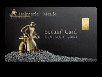 0,5 Gramm - Goud - Heimerle + Meule - Secain (Zonder, Postzegels en Munten