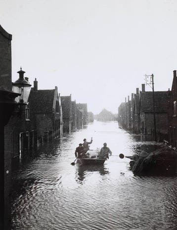Kees Scherer (1920-1993) - Watersnoodramp - 1953