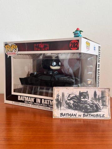 Funko - Funko Pop - Batman in batmobile #282 Pop! Rides +