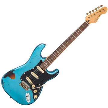 Vintage V6 Icon - Distressed Gun Hill Blue On Sunburst, Ophalen of Verzenden, Nieuw