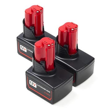 3-pack Milwaukee M12 B6 / 4932451395, 123accu huismerk, Verzenden, Nieuw