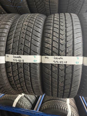 215-55-17 Kenda ALL SEASON 7mm Incl Montage 215 55 17, Ophalen, 17 inch, All Season, Band(en)
