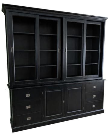 Buffetkast zwart – zwart Lopik 240 x 240cm, Ophalen of Verzenden, Nieuw