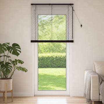 vidaXL Venetiaanse jaloezie Donkerbruin 120 x 250 cm 35 mm, Huis en Inrichting, Verzenden, Nieuw, Bruin