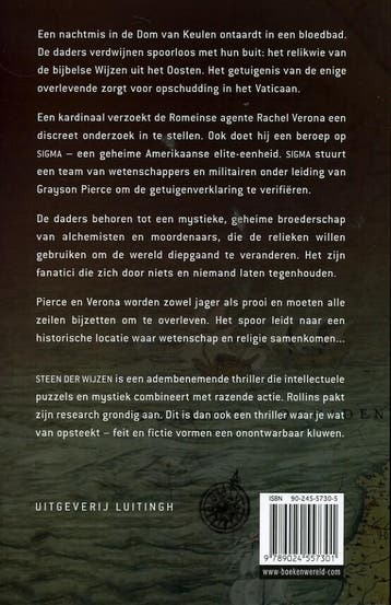 Steen der wijzen / Sigma Force / 2 9789024557301, Verzenden, Gelezen, James Rollins