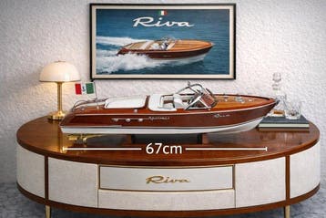 Maquette RIVA aquarama en bois Modélismes (67 cm.) 1:12 -, Hobby en Vrije tijd, Nieuw