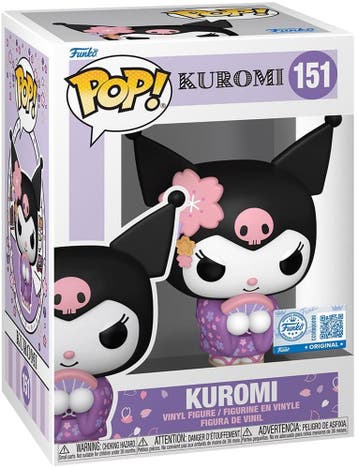 Funko Pop! - Hello Kitty - Sanrio - Kuromi in Kimono #151 |, Verzamelen, Poppetjes en Figuurtjes, Verzenden, Nieuw