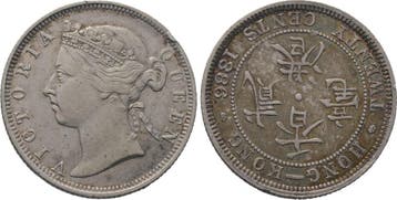 20 Cents 1886 Hongkong Victoria 1837-1901, Verzenden