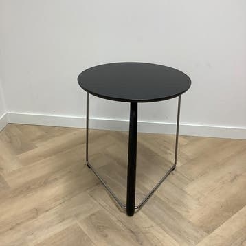 Design Thonet bijzettafel, (hxbxd) 64x55x55cm, donker bruin, Ophalen of Verzenden, Gebruikt