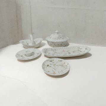 Wedgwood - Tafelmiddenstuk (5) - Campion - Porselein