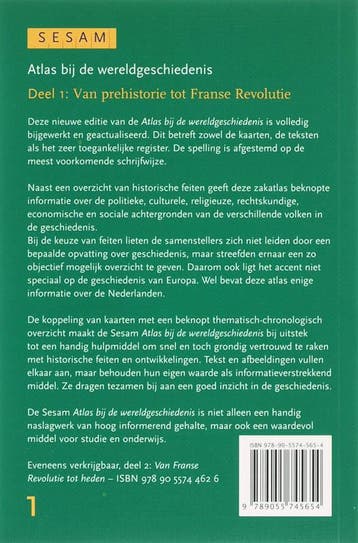 Sesam Atlas bij de Wereldgeschiedenis - deel 1 / Sesam atlas, Boeken, Verzenden, Zo goed als nieuw, Kinder