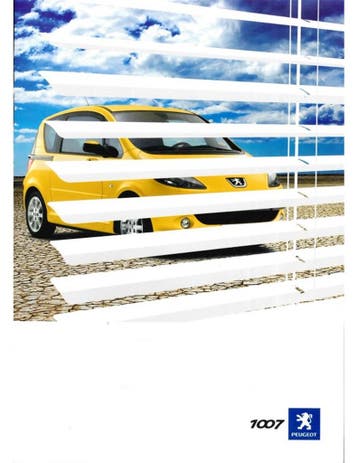 2005 PEUGEOT 1007 BROCHURE FRANS, Nieuw, Peugeot, Author