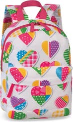 Fabrizio Rugzak Hartjes 5 Liter Wit/roze, Verzenden, Nieuw
