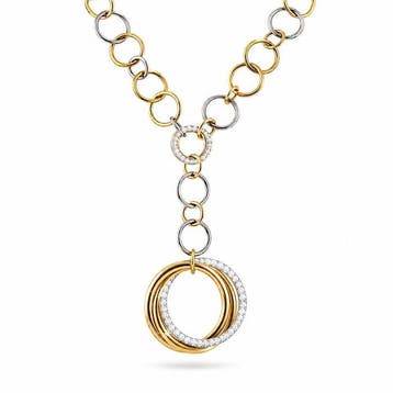 Cartier - Halsketting - 18 karaat Witgoud, CARTIER Trinity, Sieraden, Tassen en Uiterlijk, Kettingen, Nieuw