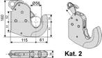 Set van 2 Vanghaken Cat 2 met Kogels - SPH430526, Zakelijke goederen, Agrarisch | Tractoren, Ophalen of Verzenden, Nieuw