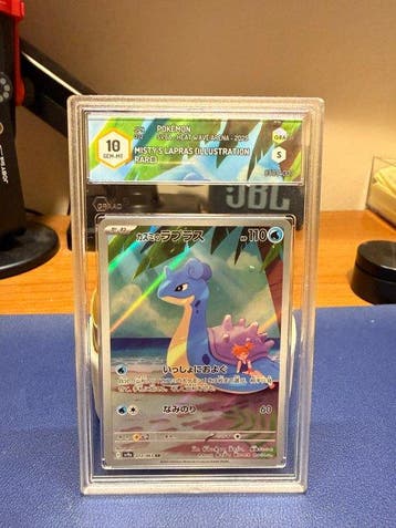Pokémon - 1 Graded card - Lapras 072/061 Full art, Foil,, Nieuw