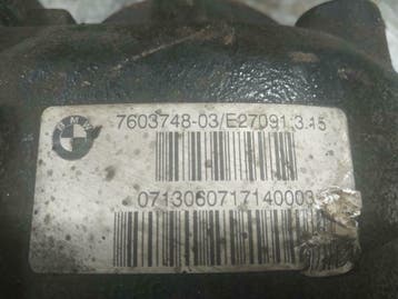 Differentieel achter 7603748-03, 760374803, 7603749 3.15, Ophalen of Verzenden, Gebruikt, BMW