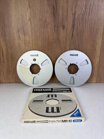 Maxell - Metal 26 cm Reels - 26 cm spoelen met tape - 2000, Nieuw