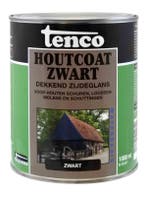 Houtcoat Zwart Waterbasis Zijdeglans 1 liter, Ophalen of Verzenden, Nieuw