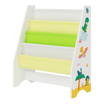 [en.casa] Kinderrek Fisterra 74x62x29 cm dinosaurus motief, Verzenden, Nieuw