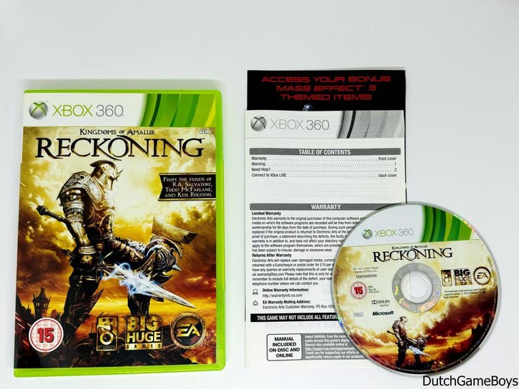 Xbox 360 - Reckoning - Kingdoms Of Amalur, Spelcomputers en Games, Games | Xbox 360, Gebruikt, Verzenden