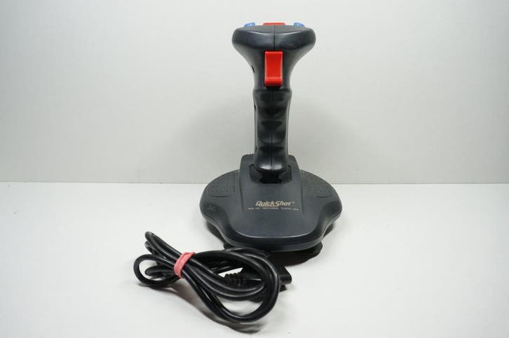 Quickshot Joystick Controller Black Morgen in huis!, Spelcomputers en Games, Games | Nintendo NES, Zo goed als nieuw, Ophalen of Verzenden