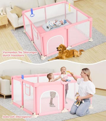 Grondbox - Baby box - Kinderbox - Babybox - Speelbox - 124x1, Verzenden, Zo goed als nieuw