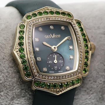 Geovani - Swiss Diamond Watch - GOL593-GL-D-12 - Zonder, Nieuw