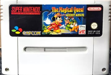 The magical quest featuring mickey mouse (SNES tweedehands, Spelcomputers en Games, Ophalen of Verzenden, Zo goed als nieuw