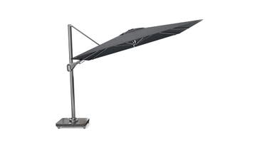 Nexus T2 premium zweefparasol 300x300 cm faded black, Ophalen of Verzenden, Nieuw